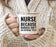Campfire Enamel Mug Gift, Nurse Because Badass Isn't an Official Title-Set of 1-Andaz Press-