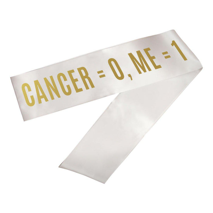 Cancer Survivor Party Sashes-Set of 1-Andaz Press-Cancer My Bitch-