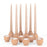 Ceramic Reversible Candle Holder, Decorative Taper and Tea Light Candle Holder, Unique Tall Candle Holders, Set of 12-Set of 12-Koyal Wholesale-Terracotta-