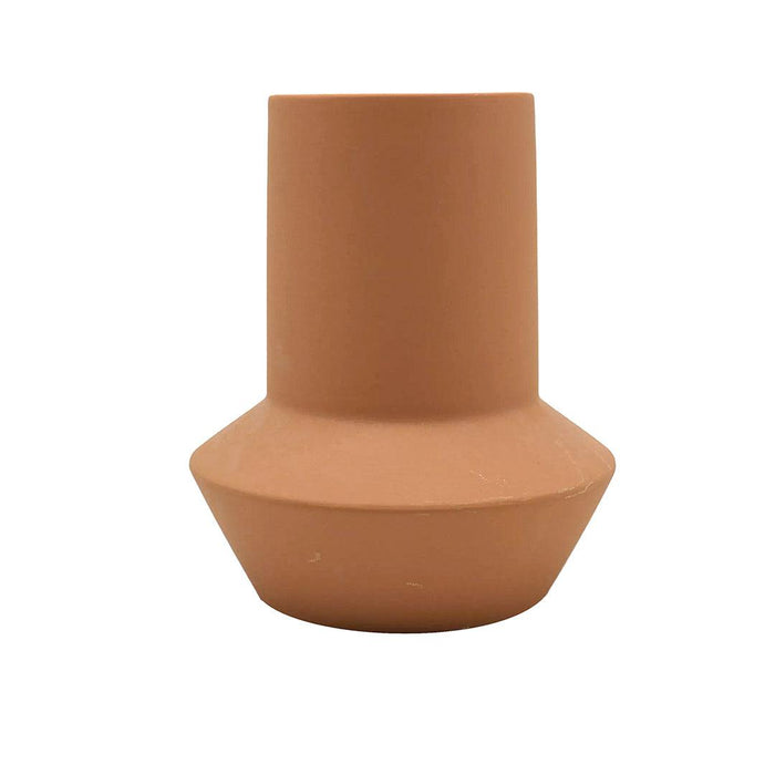 Ceramic Totem Minimalist Ceramic Vases-Set of 5-Koyal Wholesale-Terracotta-