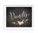 Chalkboard & Floral Roses Wedding Favor Party Signs-Set of 1-Andaz Press-Please Take One-