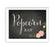 Chalkboard & Floral Roses Wedding Favor Party Signs-Set of 1-Andaz Press-Please Take One-