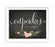 Chalkboard & Floral Roses Wedding Favor Party Signs-Set of 1-Andaz Press-Please Take One-