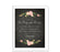 Chalkboard & Floral Roses Wedding Love Quote Wall Art Print Sign-Set of 1-Andaz Press-Every Heart Sings A Song-