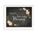 Chalkboard & Floral Roses Wedding Party Signs-Set of 1-Andaz Press-Mr. & Mrs.-