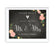 Chalkboard & Floral Roses Wedding Party Signs-Set of 1-Andaz Press-Mr. & Mrs.-