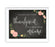 Chalkboard & Floral Roses Wedding Party Signs-Set of 1-Andaz Press-Mr. & Mrs.-