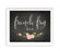 Chalkboard & Floral Roses Wedding Party Signs-Set of 1-Andaz Press-Mr. & Mrs.-