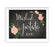 Chalkboard & Floral Roses Wedding Party Signs-Set of 1-Andaz Press-Mr. & Mrs.-