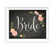 Chalkboard & Floral Roses Wedding Party Signs-Set of 1-Andaz Press-Mr. & Mrs.-
