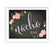 Chalkboard & Floral Roses Wedding Party Signs-Set of 1-Andaz Press-Mr. & Mrs.-