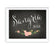 Chalkboard & Floral Roses Wedding Party Signs-Set of 1-Andaz Press-Mr. & Mrs.-
