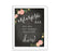Chalkboard & Floral Roses Wedding Party Signs-Set of 1-Andaz Press-Mr. & Mrs.-