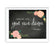 Chalkboard & Floral Roses Wedding Party Signs-Set of 1-Andaz Press-Mr. & Mrs.-