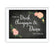Chalkboard & Floral Roses Wedding Party Signs-Set of 1-Andaz Press-Mr. & Mrs.-