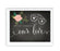 Chalkboard & Floral Roses Wedding Party Signs-Set of 1-Andaz Press-Mr. & Mrs.-