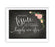 Chalkboard & Floral Roses Wedding Party Signs-Set of 1-Andaz Press-Mr. & Mrs.-