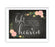 Chalkboard & Floral Roses Wedding Party Signs-Set of 1-Andaz Press-Mr. & Mrs.-