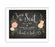 Chalkboard & Floral Roses Wedding Party Signs-Set of 1-Andaz Press-Mr. & Mrs.-