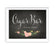 Chalkboard & Floral Roses Wedding Party Signs-Set of 1-Andaz Press-Cigar Bar-