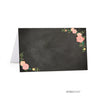 Chalkboard Floral Table Tent Place Cards-Set of 20-Andaz Press-
