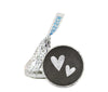 Chalkboard Wedding Hershey's Kisses Stickers-Set of 216-Andaz Press-Double Hearts-