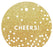 Cheers! Circle Gift Tags, Modern Style-Set of 24-Andaz Press-Gold-
