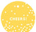Cheers! Circle Gift Tags, Modern Style-Set of 24-Andaz Press-Yellow-