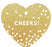 Cheers! Heart Gift Tags, Modern Style-Set of 30-Andaz Press-Ivory-