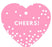 Cheers! Heart Gift Tags, Modern Style-Set of 30-Andaz Press-Ivory-
