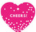 Cheers! Heart Gift Tags, Modern Style-Set of 30-Andaz Press-Ivory-