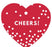 Cheers! Heart Gift Tags, Modern Style-Set of 30-Andaz Press-Ivory-