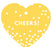 Cheers! Heart Gift Tags, Modern Style-Set of 30-Andaz Press-Ivory-