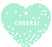 Cheers! Heart Gift Tags, Modern Style-Set of 30-Andaz Press-Ivory-