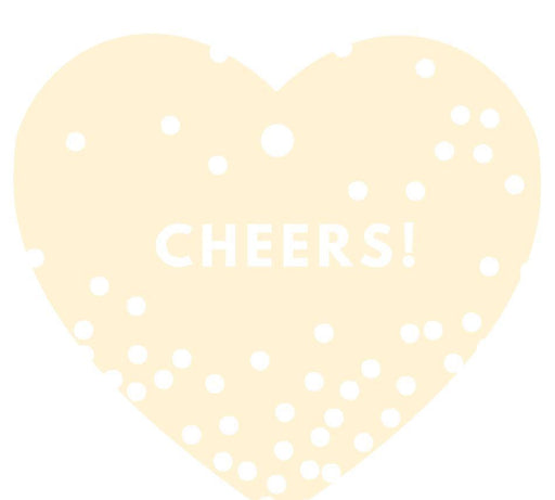 Cheers! Heart Gift Tags, Modern Style-Set of 30-Andaz Press-Ivory-