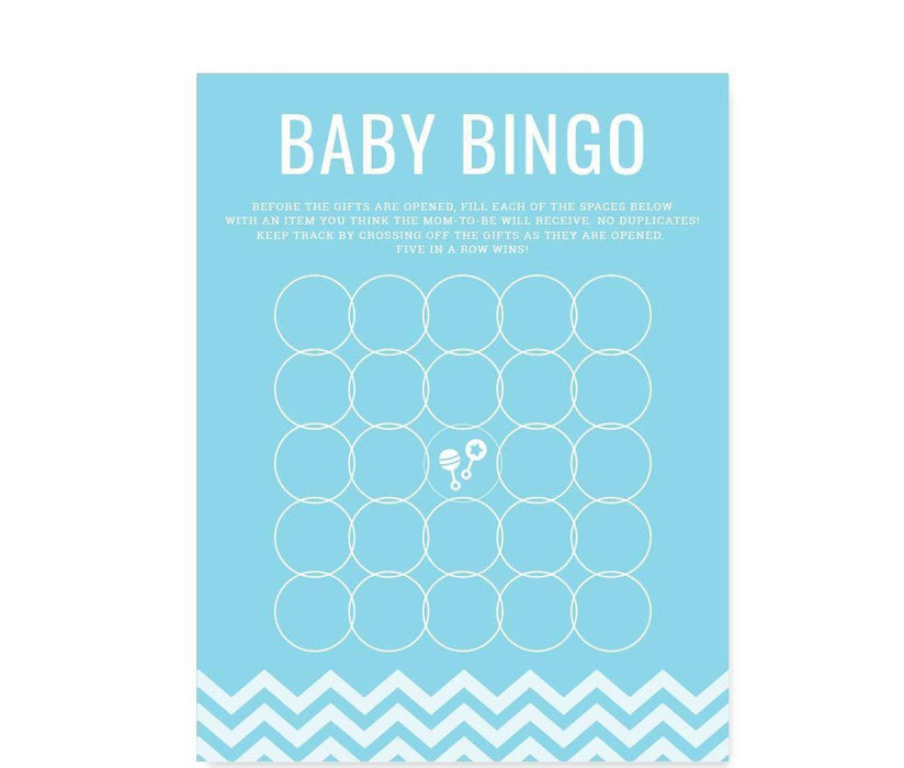 Chevron Baby Shower Games & Fun Activities-Set of 30-Andaz Press-Bubblegum Pink-Scratch Off Game Cards-