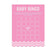 Chevron Baby Shower Games & Fun Activities-Set of 30-Andaz Press-Bubblegum Pink-Baby Bingo Game-