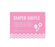 Chevron Baby Shower Games & Fun Activities-Set of 30-Andaz Press-Bubblegum Pink-Diaper Raffle Cards-