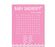 Chevron Baby Shower Games & Fun Activities, Word Search Game Cards-Set of 20-Andaz Press-Cherry Blossom Pink-