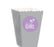 Chevron Baby Shower Popcorn Box DIY Party Favors Kit-Set of 24-Andaz Press-Lavender-