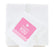 Chevron Baby Shower Square Label Stickers, Thank You-Set of 40-Andaz Press-Bubblegum Pink-