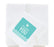 Chevron Baby Shower Square Label Stickers, Thank You-Set of 40-Andaz Press-Diamond Blue-