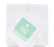 Chevron Baby Shower Square Label Stickers, Thank You-Set of 40-Andaz Press-Mint Green-
