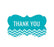 Chevron Fancy Frame Gift Labels, Thank You-Set of 36-Andaz Press-Vintage Ivory-