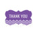 Chevron Fancy Frame Gift Labels, Thank You-Set of 36-Andaz Press-Vintage Ivory-