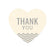 Chevron Heart Gift Tags, Thank You-Set of 30-Andaz Press-Vintage Ivory-