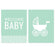 Chevron Print Baby Shower Party Signs & Banner Decorations-Set of 20-Andaz Press-Bubblegum Pink-