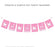 Chevron Print Baby Shower Party Signs & Banner Decorations-Set of 20-Andaz Press-Bubblegum Pink-