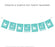 Chevron Print Baby Shower Party Signs & Banner Decorations-Set of 20-Andaz Press-Diamond Blue-