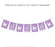 Chevron Print Baby Shower Party Signs & Banner Decorations-Set of 20-Andaz Press-Lavender-